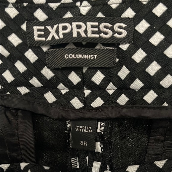 Black and White Checkered Pants - Picture 4 of 4